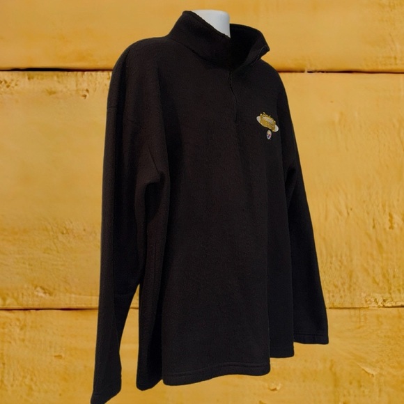 Pittsburgh Steelers Quarter Zip Fleece Pullover Men’s XXL Team Apparel - Picture 5 of 9